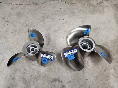 Re-conditioned Pair Of Volvo Penta F6 Stainless Propellers 3851496 P8918 P8919 • $1240