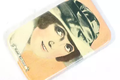 Mabel Normand Portrait RARE! 1920's Tin Hand Mirror Victorian Women's Glamour • $195