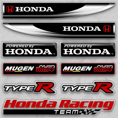 Honda Racing Type R  Mugen 無限 Car Logo Sticker Vinyl Decal Stripes Decor Marker • $8.99