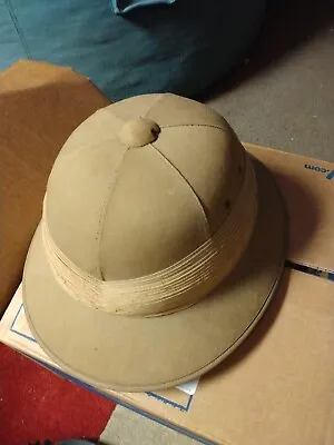 Vintage Abercrombie And Fitch Pith Helmet Safari Hat “his Majesty” England Made • $140