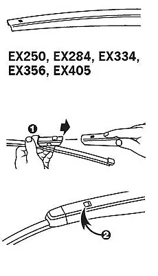 TRICO EX284 Wiper Blade For CUPRAMERCEDES-BENZSEAT ŠKODAVW • $8.58