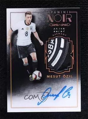 2016-17 Panini Noir Auto Memorabilia Color Prime /25 Mesut Ozil #MC-OZL Auto • $746.10