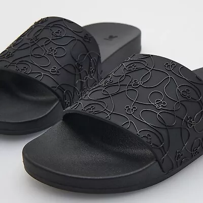 NWT Disney Mickey Mouse Slide Sandal Black Licensed  10US / 40EU • $44