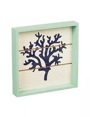 Driftwood Wooden Home Decor Nautical Coastal Beach Art  6.5 In X 6.5 In X 6.5 In • £3.85