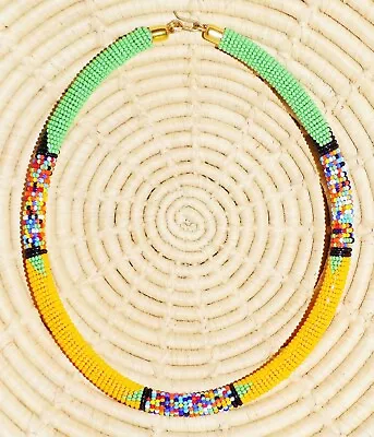 African Maasai Beaded Choker Necklace Ethnic Boho Masai Massai Jnoc5 • $14.97