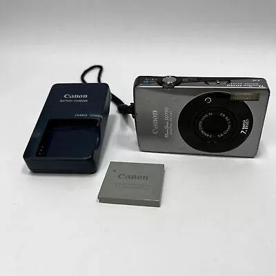 CANON POWERSHOT SD750 DIGITAL ELPH 7.1MP DIGITAL CAMERA W/ BATTERY & CHARGER • $66