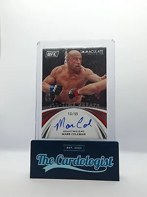 Mark Coleman All-Time Greats 50/99 2022 Immaculate UFC • $45.20