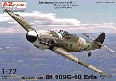 1/72 WW2 Fighter : Messerschmitt Bf-109G-10 Erla[Germany] #7611: AZ MODELS • $17.34