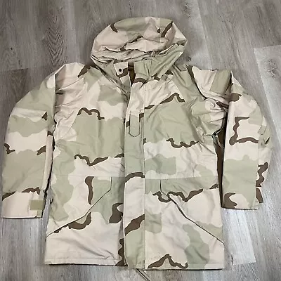 Military Cold Weather Parka Mens Medium Regular Desert Camouflage USGI ECWCS • $89.95