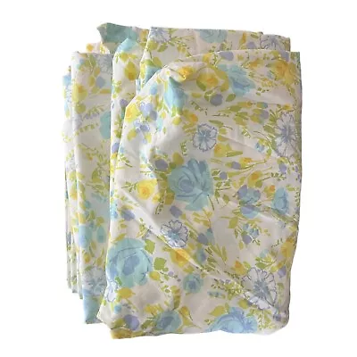 Fashion Manor Full Sheet Set Groovy Floral Dress Making Sewing Repurpose Vintage • $20