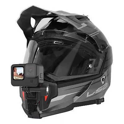 Motorcycle Helmet Chin Mount Strap For GoPro Hero 12 11 10 Insta 360 Action 4/3 • $16.99