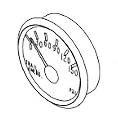 Brake Pressure Gauge   Air Pressure Instrument C FOR Freightliner A22-71046-100 • $104.32