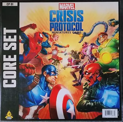 Marvel Crisis Protocol Core Set + Cpt America/War Machine & Spider Man/Black Cat • $69.99