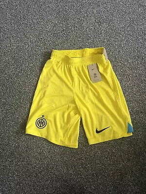 Inter Milan Away 2022/23 Nike Football Shorts Small • £12.99