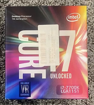 Intel Core I7-7700K Processor (4.2 GHz Quad-Core LGA 1151) - SR33A - Open Box • $185