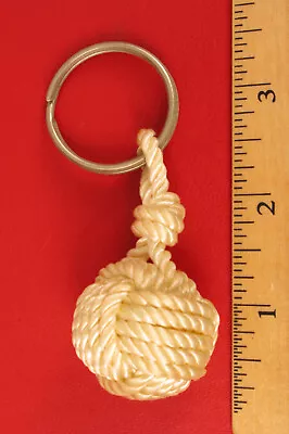 Vintage Nautical Rope Mooring Ball Sailboat Boating Key Chain Ship Yacht Ocean ! • $25