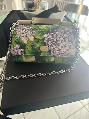 Dolce Gabbana - DOLCE & GABBANA Mini Hydrangea Floral Crossbody - New Box • $995