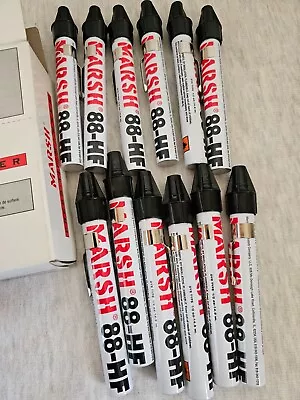 NEW! MARSH 88-HF Press-Tip Valve Control Markers (Box Of 12). Paint Ink • $74.99