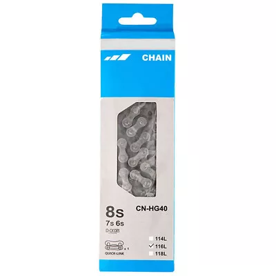 CN-HG40 6 7 8 Speed Chain For -SHIMANO Bicycle Bike Chains W/ Pin 116L Link • $14.90