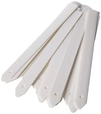 £3.48 • Buy Plastic Plant Labels Garden Markers Gardening Name 12 Cm Tags Herbs Pots White