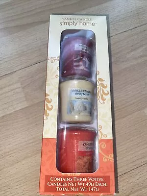 Yankee Candle Simply Home 3 Votive Gift Set • £6.50