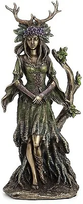 Cold Cast Bronze Guardian Goddess Of The Trees Ornament Fantasy Statue Decor • $70.38