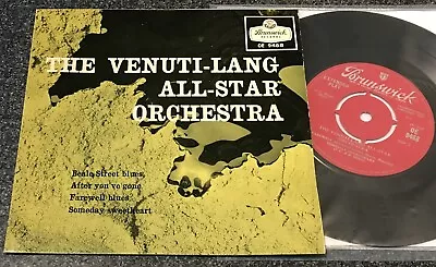 The Venuti-lang All Star Orchestra-uk 1959 Vinyl 7  Ep-eddie/joe (vg+/ex+) • £6.99