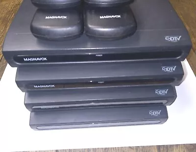 Magnavox DTV Digital To Analog Converter Box With Remotes LOT Of 4 Units • $28