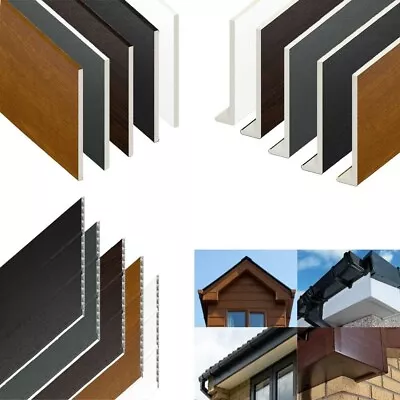 £7.95 • Buy Fascia Board UPVC Capping Board Flat Soffit Board Window Cill Cover Board 5m