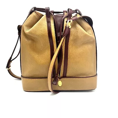 CARTIER Vintage Dark Yellow Cross Body Shoulder Bag Leather Auth From Japan • $139