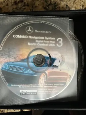 Mercedes-Benz Command Navigation System Digital Road Map CD# 3 North Central USA • $18.95