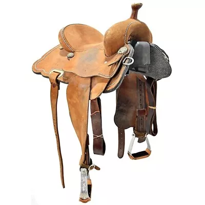 New! 14  SRS Saddlery Barrel Racing Saddle Code: SRS14BR12CBPR7 • $1699