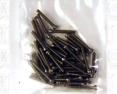 Miniature Hardware Parts Pack 50 Small Stainless Machine Screws 0-80 X 7/16 • $5.64