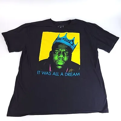 Brooklyn Mint Shirt Men XXL Meas Extra Large Notorious BIG Graphic T All A Dream • $9.95