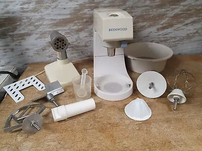 Kenwood Chef KM201 Food Mixer Machine Faulty Lots Of Accessories Sold As Seen • £30