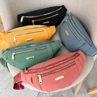 £6.99 • Buy Bum Bag Waist Fanny Pack Festival Holiday Travel Wallet Money Belt Bumbag Ladies