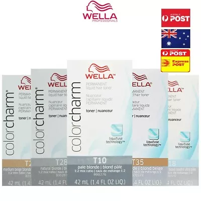 Wella Color Charm T10/T11/T14/T15/T18/T27/T28/T35/050 - Flat Postage Rate • $16