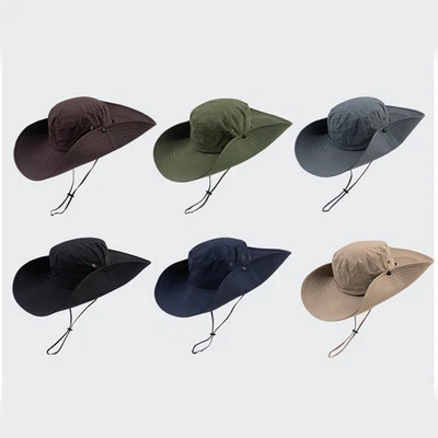 £6.20 • Buy Unisex Mens Ladies Outback Hat Sun Protection Holiday Aussie Safari Brim Bush