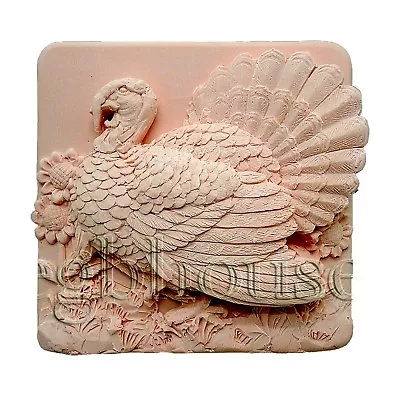 Egbhouse Thanksgiving Turkey - 2D Silicone Sugar/fondant/chocolate Mold • $32