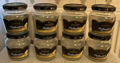 8 X Maile Hollandaise Empty Sauce Jars. Great For Jam Making Storage Or Crafts. • £5.99