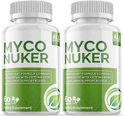 2 - Myco Nuker Capsules - Gut Health & Wellness Support Supplement - 120 Pills • $49.83