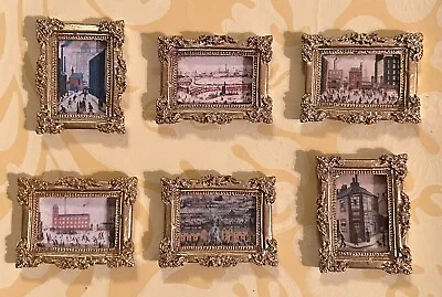 6 X Dolls House Oil Paintings Miniature Masterpieces Picture Frame L.S LOWRY • £10.99