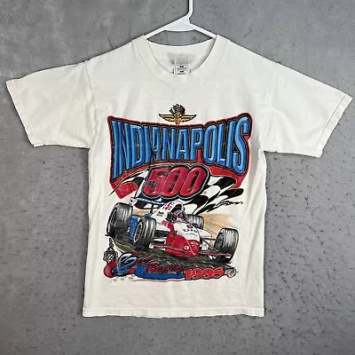 Vintage 90s 1994 Indianapolis 500 Indy Car Racing T Shirt Adult Small White Mens • $24.99