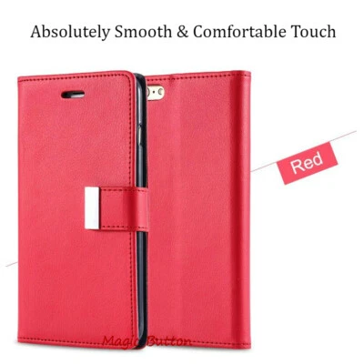 $8.99 • Buy For IPhone 8 Plus 6s 7 SE 2020 2022 Leather Wallet Case Card Shockproof Cover