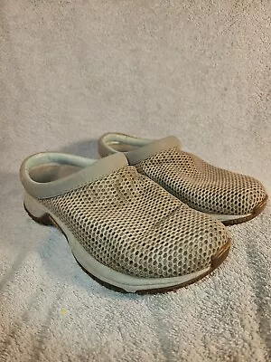 Merrell Encore Breeze Beige Mesh Slip On Shoes Clogs Womens 8.5 Hiking Walking • $13