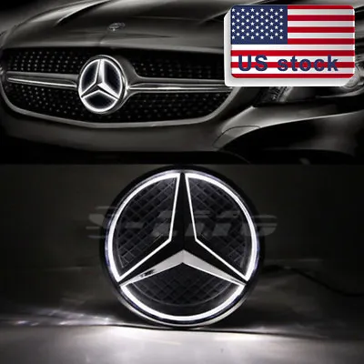 Illuminated Car Motors Led Grille Front Logo Emblem Star Light For Mercedes-Benz • $36.99