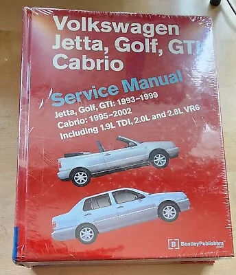 Volkswagen Jetta Golf Gti 1993-1999  Cabrio 1995-2002 Service Workshop Manual • $95