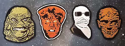 Universal Mummy Creature Wolfman Invisible Man Embroidered PATCHES Karloff • $12.85