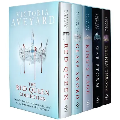 Victoria Aveyard The Red Queen Collection Series Books 1 - 5 Box Set Pack NEW • £22.99