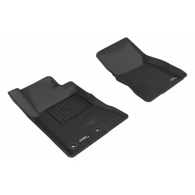 L1FR08511509 3D Mats USA Floor Front Black For Ford Mustang 2015-2020 • $92.89